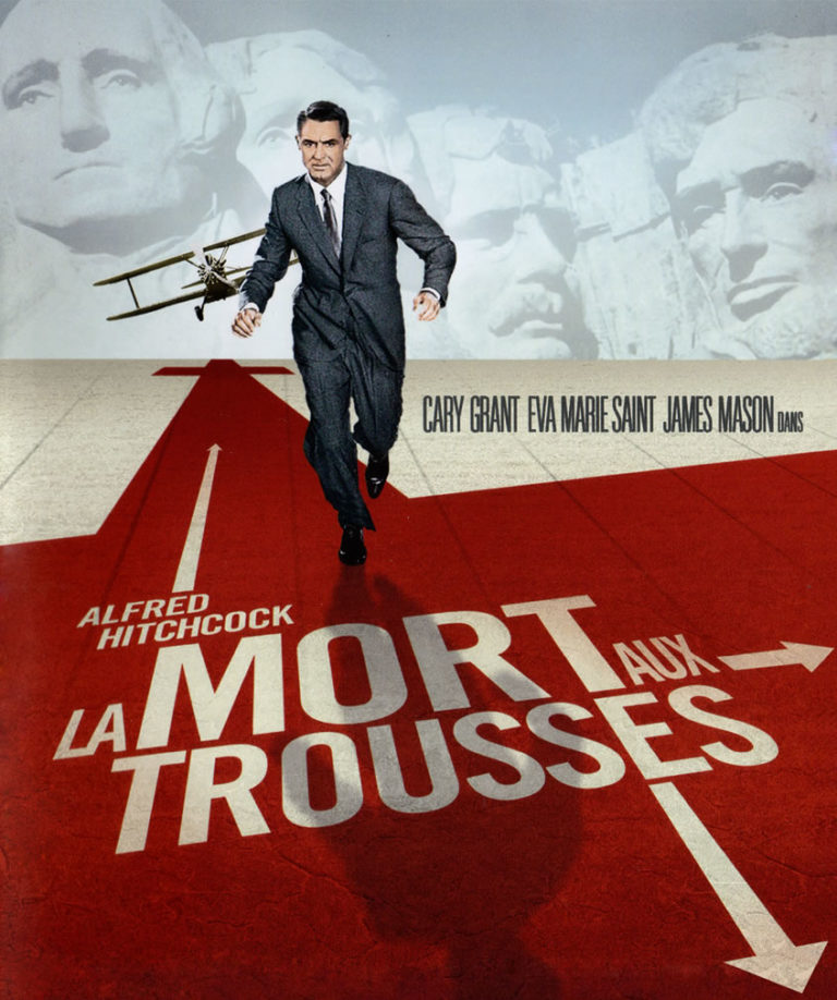 Affiche De Film 'La Mort Aux Trousses' – Poster Cinéma 45x60cm – Reproduction HQ Sur Papier